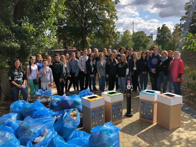2020 kicks off with some new initiatives—UzhNU begins sorting waste